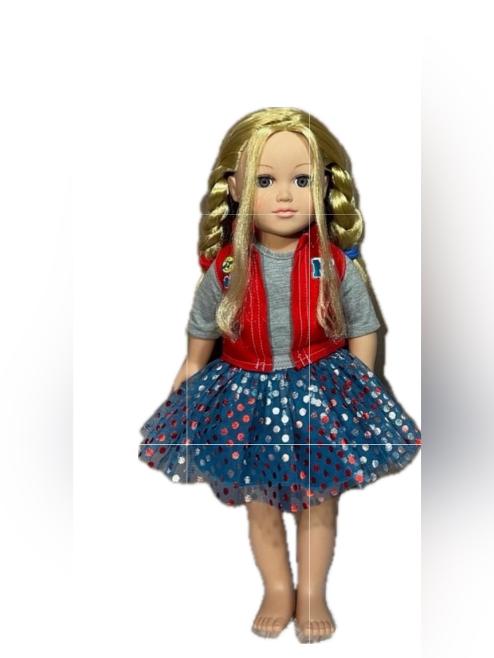 My Life As Class President 18” Posable Blonde Hair & Blue Eyes Doll GUC